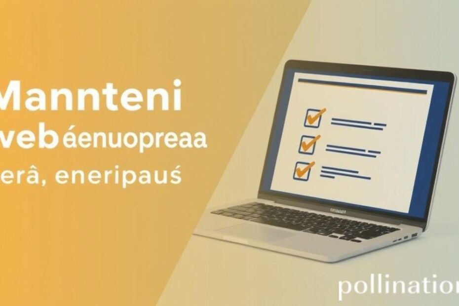 Checklist de mantenimiento web para empresas en Perú