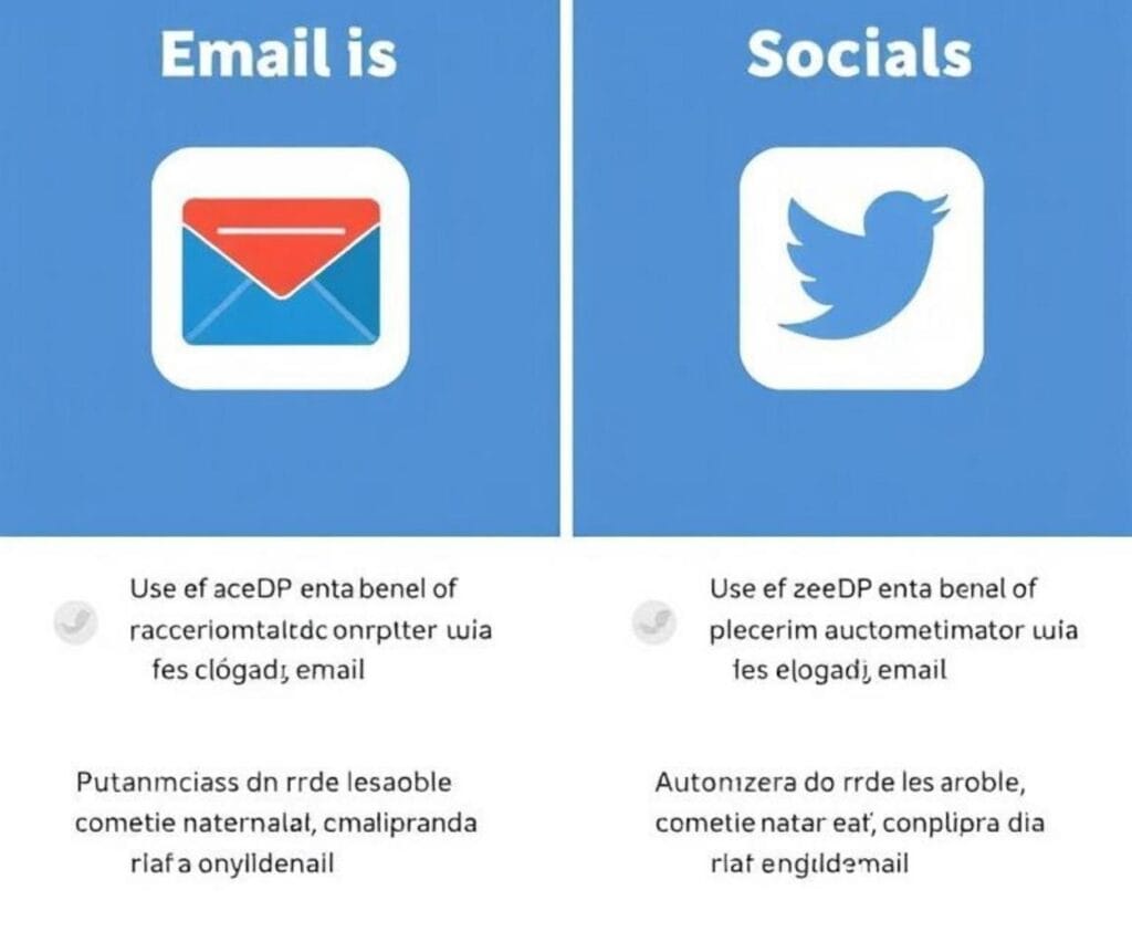 Email vs redes sociales: ¿qué canal automatizar primero?