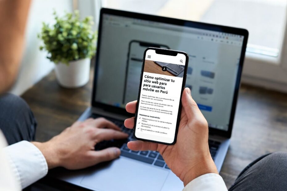 Cómo optimizar tu sitio web para usuarios móviles en Perú